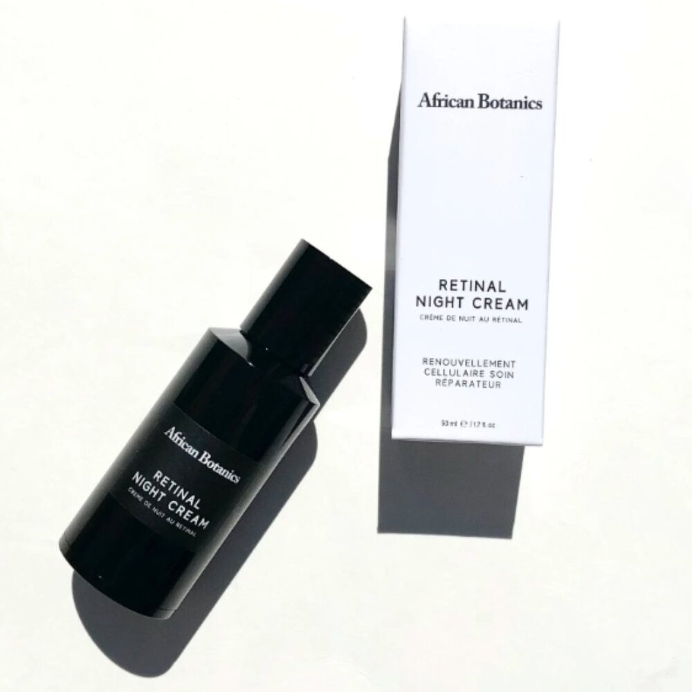 NIB African Botanics Retinal Night Cream Full Size 50mL Retail Price $200.00